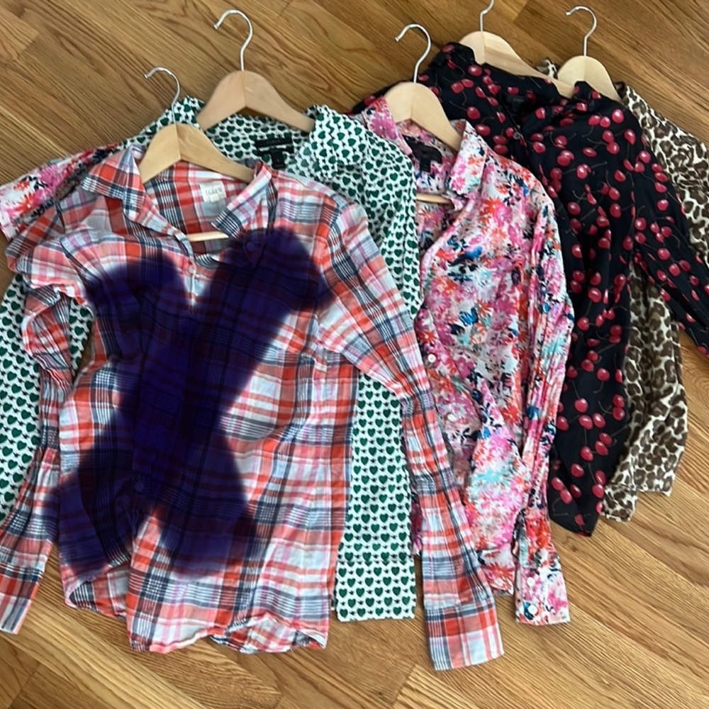 J Crew blouse bundle sizes S, 0-2 4